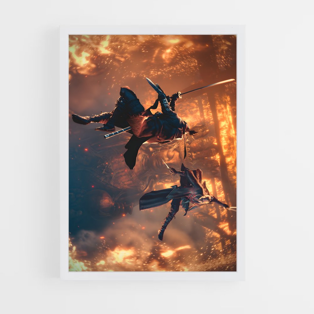 Poster L'Homme Papillon – affiche Sekiro (vue 3)